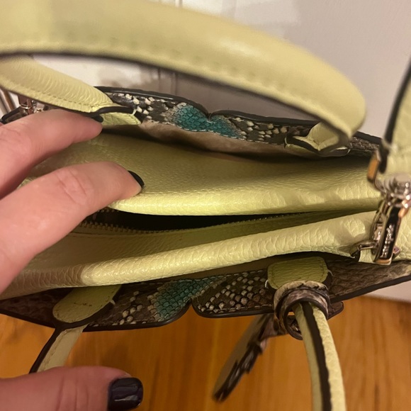 Kate Spade snakeskin crossbody mini tote - Picture 4 of 6